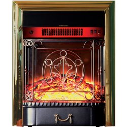 Каминокомплект Interflame Берта с очагом Majestic FX M Brass дуб